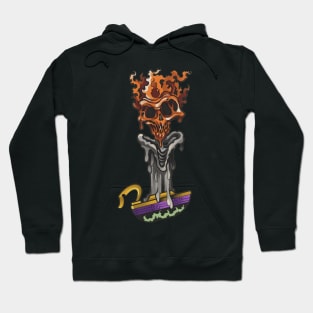 scary candle Hoodie
